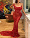 Dio 2024 Elegant Illusion Beads Prom Red Evening Dress - Dio Kollections