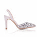 Dio Women's Rhinestone Elegant Pointed 10CM High Heel Wedding Bridal Shoes - Dio Kollections