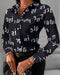 Dio Women's Sexy Vintage Shirt & Blouse Long Sleeve Vintage Casual Tops - Dio Kollections