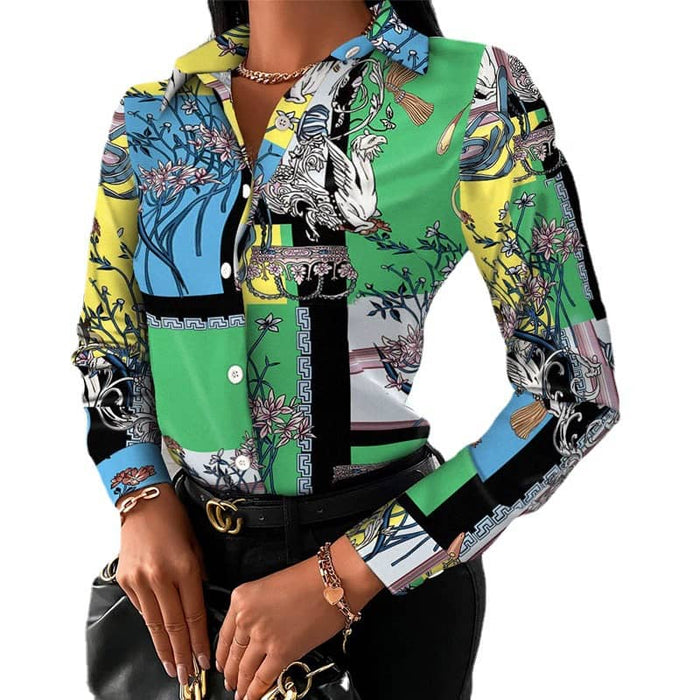 Dio Women's Limited Edition Vintage Long Sleeve Office Lady Shirt - Dio Kollections