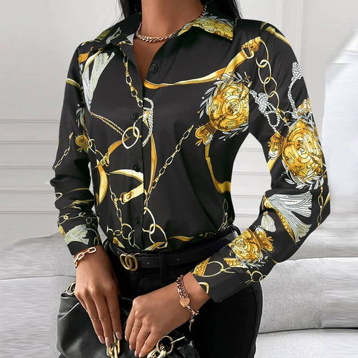 Dio Women's 2024 Sexy Formal Long Sleeve Office Lady Wear Shirt - Dio Kollections