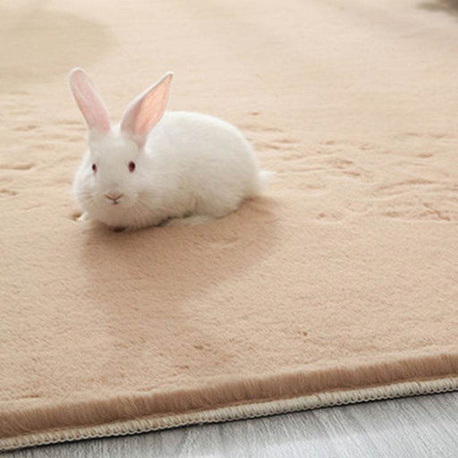 Living Room Coffee Table Blanket Study Floor Mat Long Rabbit Fur Carpet Bedroom Full Bedside Blanket - Dio Kollections