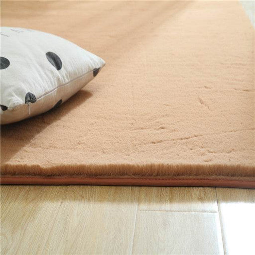 Living Room Coffee Table Blanket Study Floor Mat Long Rabbit Fur Carpet Bedroom Full Bedside Blanket - Dio Kollections