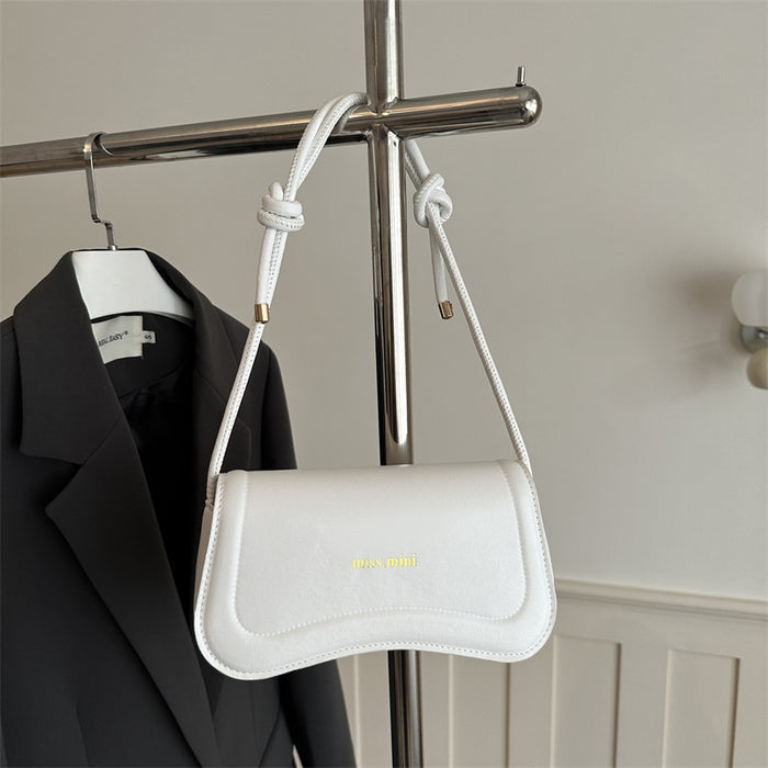 Dio Texture Trendy Personality Shoulder Underarm Small Square Bag