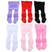 Girls Princess Non-Slip Kids Pantyhose Solid Color Polka Dot Cotton Baby Leggings - Dio Kollections