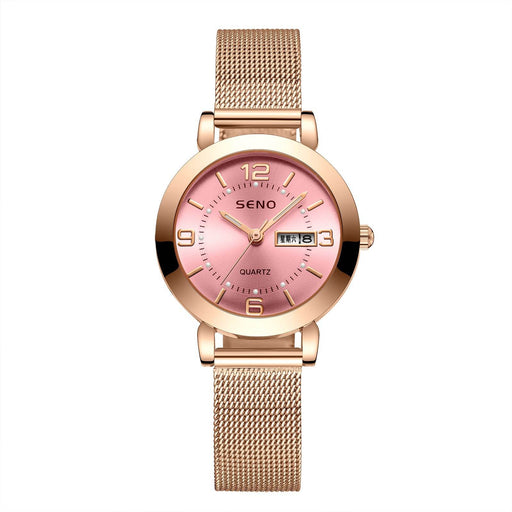 Quartz Watch Luminous Waterproof Dual Calendar Female Student Fully Automatic - Dio Kollections