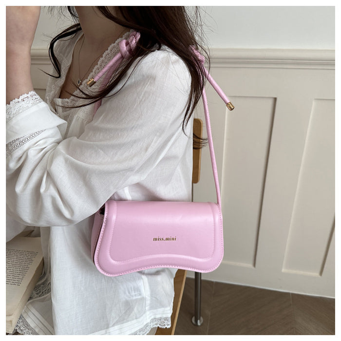 Dio Texture Trendy Personality Shoulder Underarm Small Square Bag