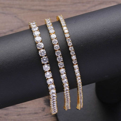 Dio Geometrical Copper Easy Buckle Bracelet with Zircon Accents - Dio Kollections