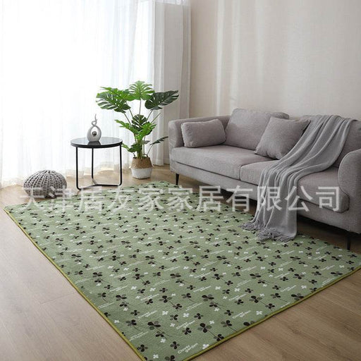 Coral Fleece Square Plush Carpet for Bedroom and Living Room - Dio Kollections
