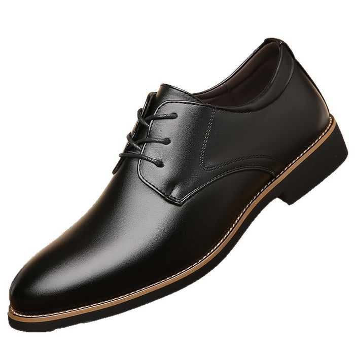 Large Size 48 Size Men's Business Formal Pointed Leather Shoe