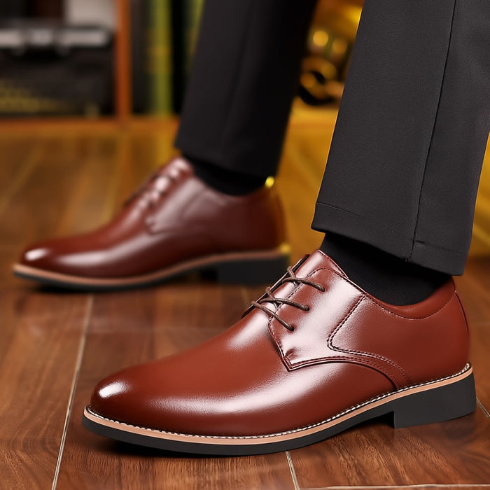 Large Size 48 Size Men's Business Formal Pointed Leather Shoe