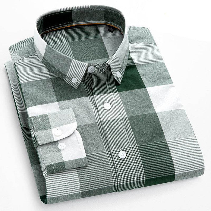 Dio Oxford Spinning Cotton Business Casual Style Men's Youth Daily Shirt - Dio Kollections