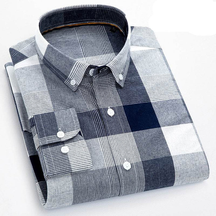 Dio Oxford Spinning Cotton Business Casual Style Men's Youth Daily Shirt - Dio Kollections