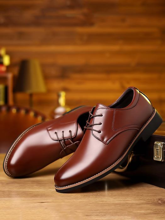 Large Size 48 Size Men's Business Formal Pointed Leather Shoe