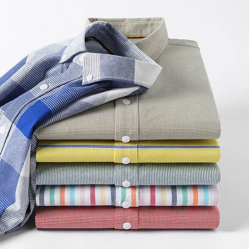 Dio Oxford Spinning Cotton Business Casual Style Men's Youth Daily Shirt - Dio Kollections