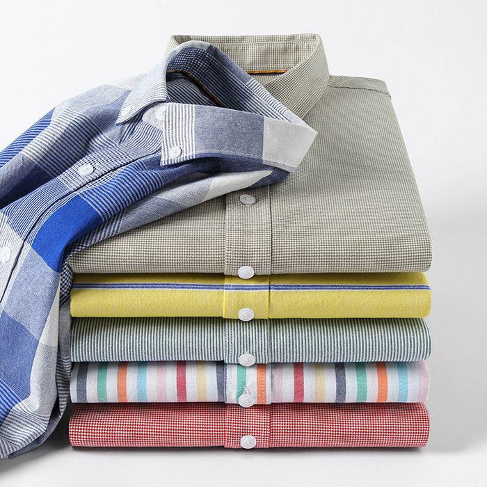 Dio Oxford Spinning Cotton Business Casual Style Men's Youth Daily Shirt - Dio Kollections