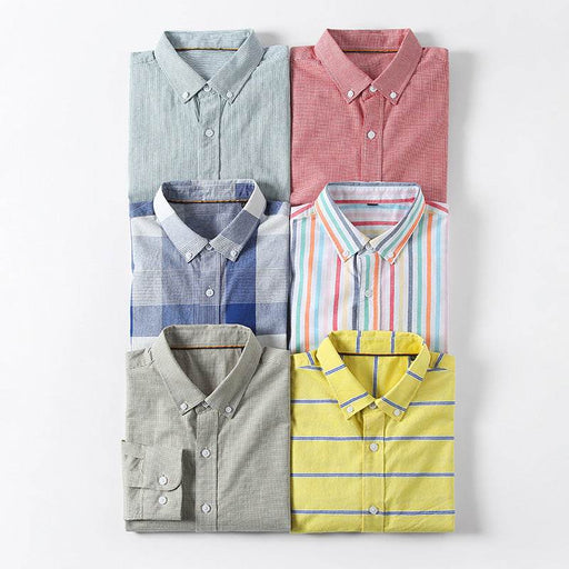 Dio Oxford Spinning Cotton Business Casual Style Men's Youth Daily Shirt - Dio Kollections