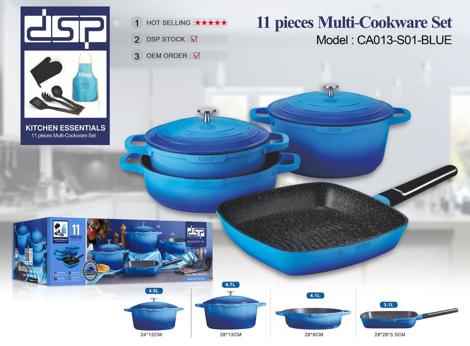 DSP Non-Stick Household 4-Piece Set Pot Induction Cooker Gas Stove