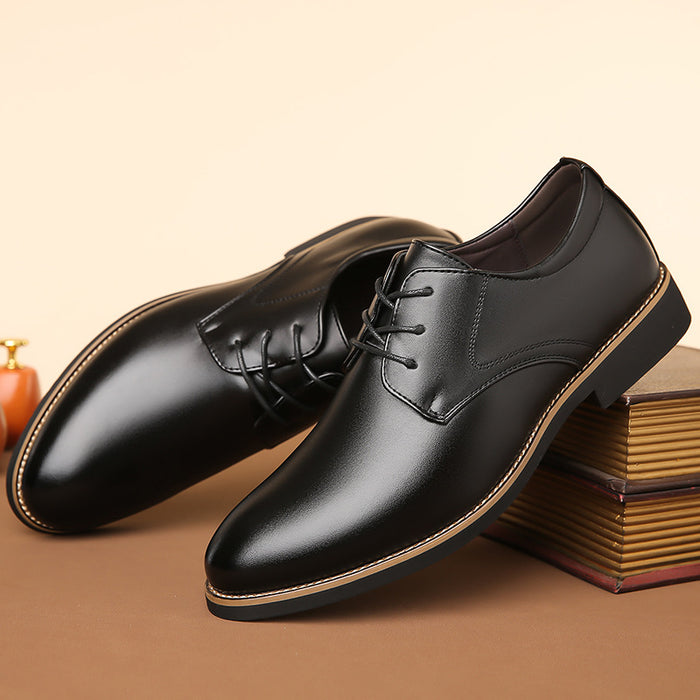 Large Size 48 Size Men's Business Formal Pointed Leather Shoe