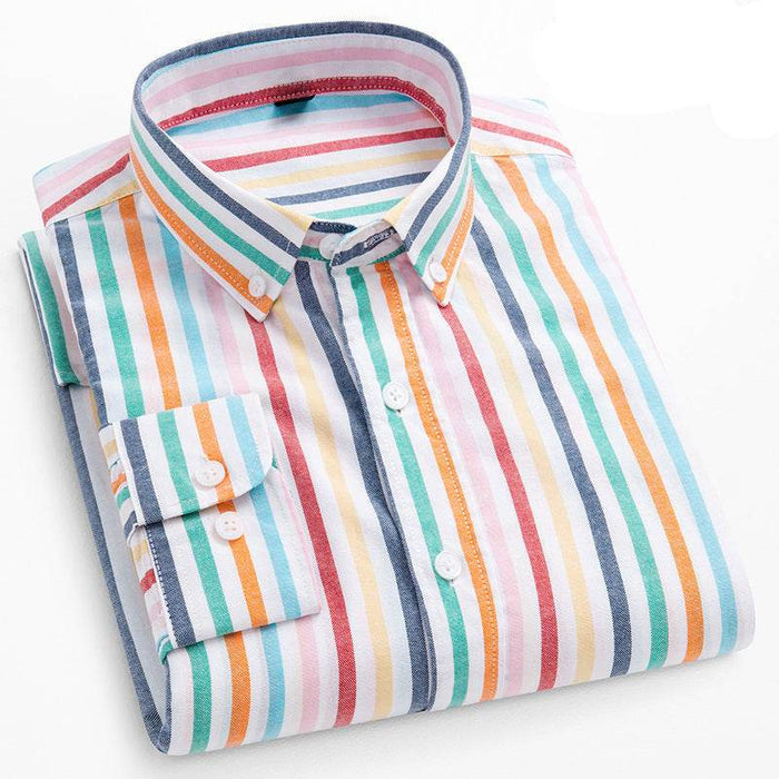Dio Oxford Spinning Cotton Business Casual Style Men's Youth Daily Shirt - Dio Kollections