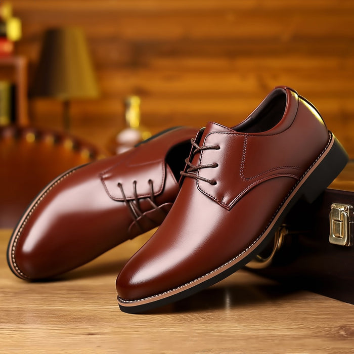 Large Size 48 Size Men's Business Formal Pointed Leather Shoe