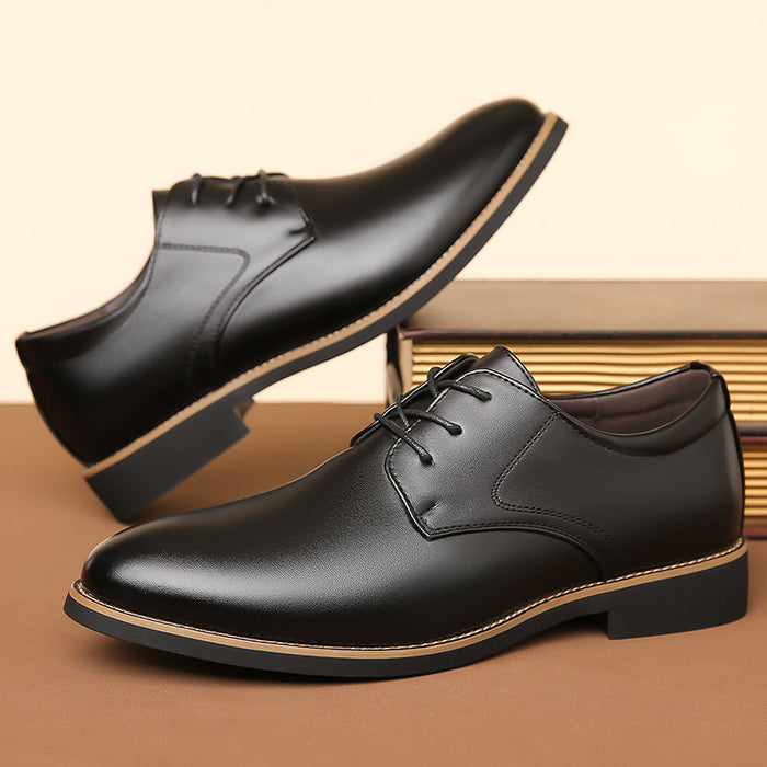Large Size 48 Size Men's Business Formal Pointed Leather Shoe