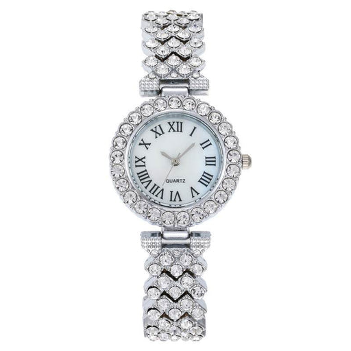 Dio Hot Fashion Roman Pattern Diamond Inlaid Quartz Watch Bracelet - Dio Kollections