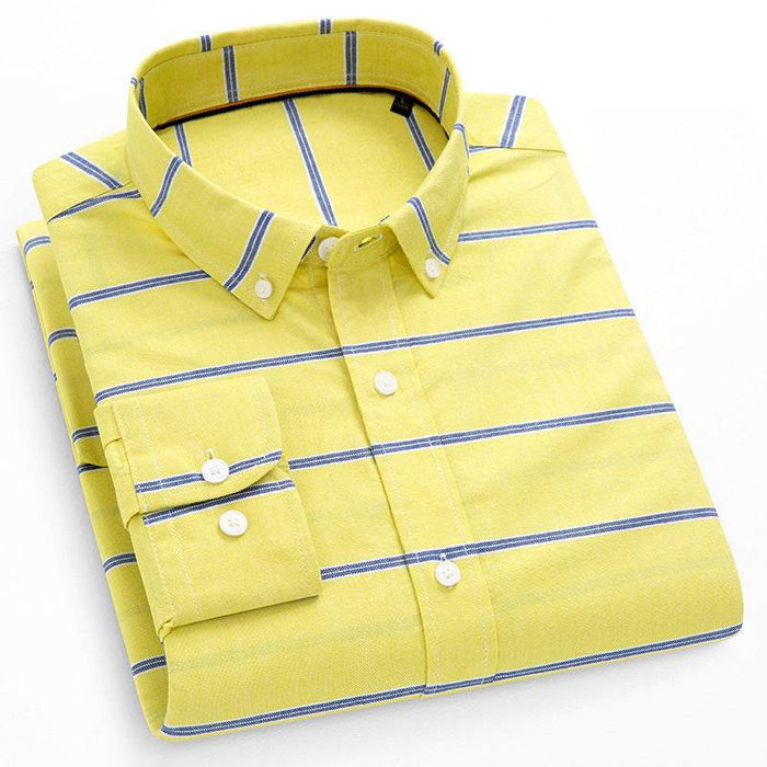 Dio Oxford Spinning Cotton Business Casual Style Men's Youth Daily Shirt - Dio Kollections