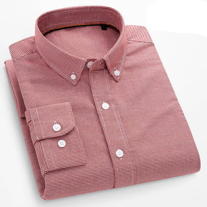 Dio Oxford Spinning Cotton Business Casual Style Men's Youth Daily Shirt - Dio Kollections