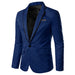 Dio One Button Blazer Men's Slim Jacket Business Casual Wedding Groom Suit - Dio Kollections