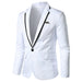 Dio One Button Blazer Men's Slim Jacket Business Casual Wedding Groom Suit - Dio Kollections