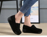 Dio Suede Platform Loafers with Creepers & Fringe - Dio Kollections