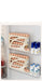 A refrigerator door organizer holding multiple rows of brown eggs on the left side, with Chinese promotional text above and bottles of milk on the right. The product appears to be a magnetic egg storage rack designed to fit into a refrigerator door.