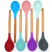 Dio 11pcs Wooden Handle Silicon Utensil Kitchenware Cookware Spatula Soup Spoon Brush Ladle Pasta Colander Non-stick Kitchen Tools - Dio Kollections