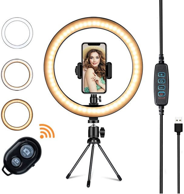 Dio LED Selfie Ring Light with Tripod Stand for Phone Photography & Live Streaming - Dio Kollections