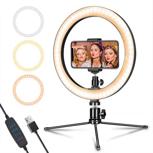 Dio LED Selfie Ring Light with Tripod Stand for Phone Photography & Live Streaming - Dio Kollections