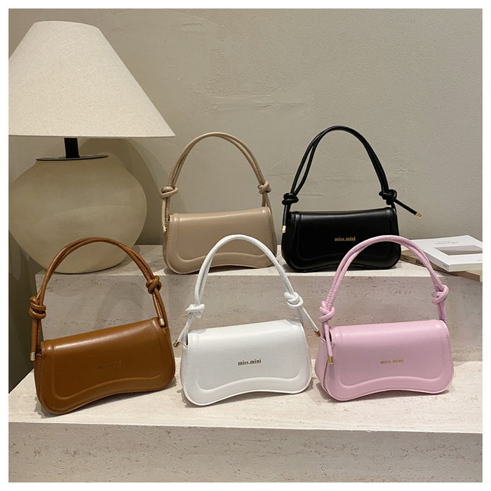 Dio Texture Trendy Personality Shoulder Underarm Small Square Bag