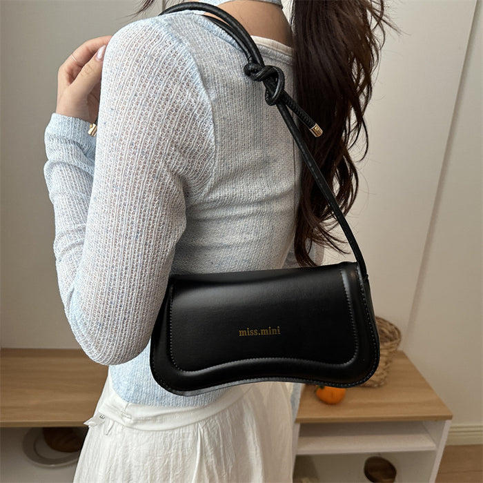 Dio Texture Trendy Personality Shoulder Underarm Small Square Bag