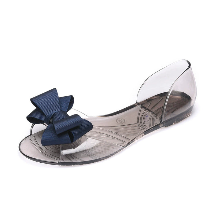 Dio Butterfly Knot Casual Jelly Slippers Sandals - Dio Kollections