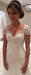 Dio Women's Luxury Illusion Cap Sleeve White Backless Lace Bridal Mermaid Wedding Dress - Dio Kollections