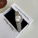 Silver watch in a white box with 'Only Beauty' branding