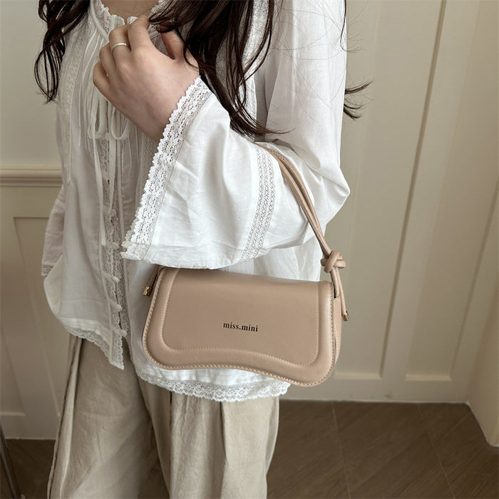 Dio Texture Trendy Personality Shoulder Underarm Small Square Bag