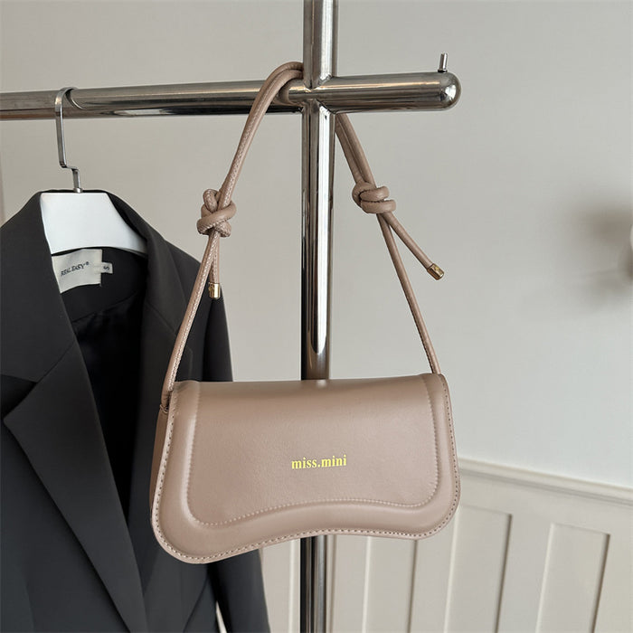 Dio Texture Trendy Personality Shoulder Underarm Small Square Bag