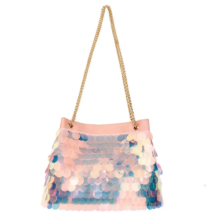 Trendy Sequined Chic Chain Bag Girl Tote Women's Crossbody Shoulder Bag