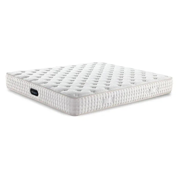 White mattress on a white background