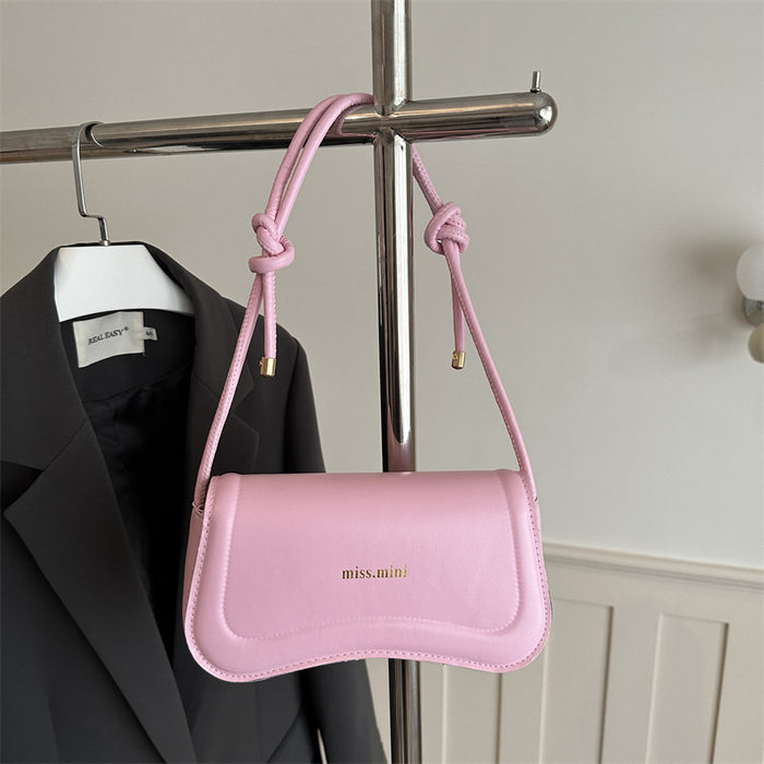 Dio Texture Trendy Personality Shoulder Underarm Small Square Bag