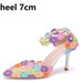 Dio Women's Stylish Flower Pumps High heel Platform Bridal Wedding Shoes - Dio Kollections