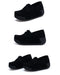 Dio Suede Platform Loafers with Creepers & Fringe - Dio Kollections