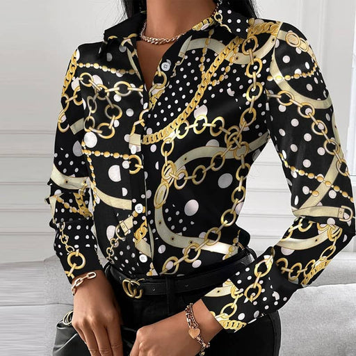 Dio Women's Limited Edition Vintage Long Sleeve Office Lady Shirt - Dio Kollections