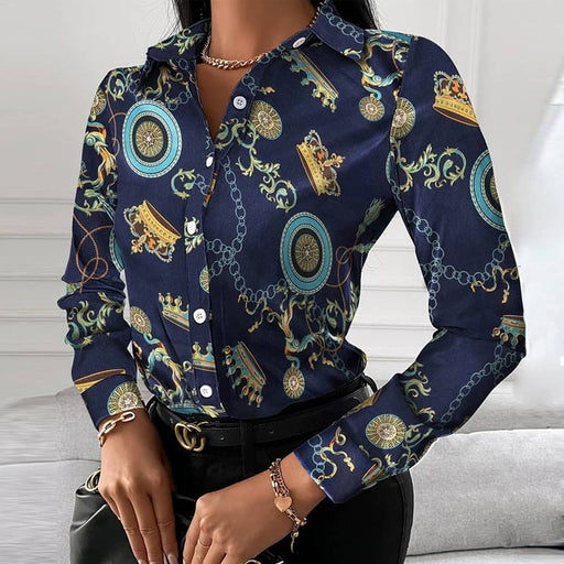 Dio Women's 2024 Sexy Formal Long Sleeve Office Lady Wear Shirt - Dio Kollections